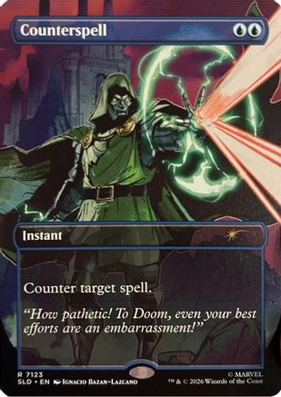{R} Counterspell (7123) [Secret Lair Drop Series] [SLD 7123]