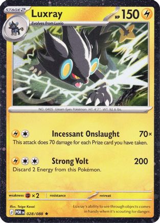 [PKM] Luxray (Cosmos Holo) (028/088) Holofoil [Blister Exclusives]