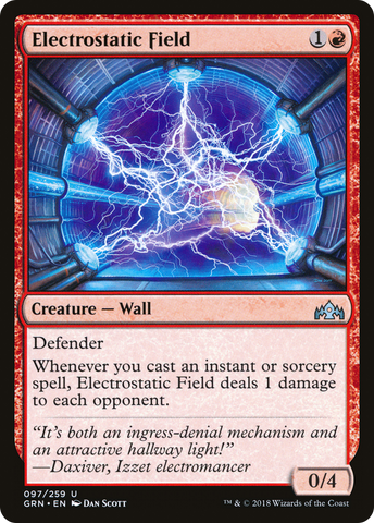{C} Electrostatic Field [Guilds of Ravnica][GRN 097]