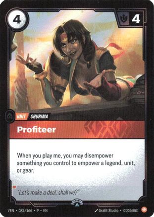 [RFB] Profiteer (Foil) (Promo) (082/166) - Riftbound Organized Play Promotional Cards