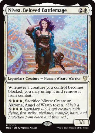 {R} Nivea, Beloved Battlemage (Foil) [Mystery Booster Commander Edition] [ 003]