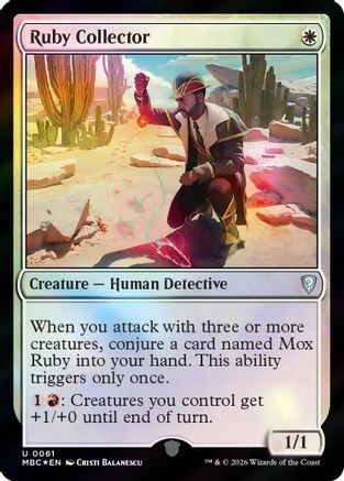 {C} Ruby Collector (Foil) [Mystery Booster Commander Edition] [ 061]