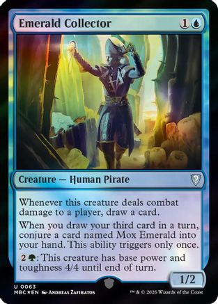 {C} Emerald Collector (Foil) [Mystery Booster Commander Edition] [ 063]