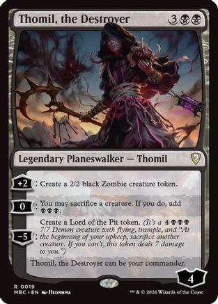 {R} Thomil, the Destroyer [Mystery Booster Commander Edition] [ 019]