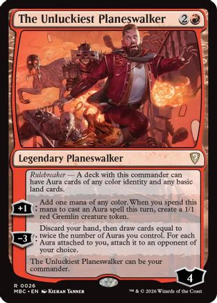 {R} The Unluckiest Planeswalker (Foil) [Mystery Booster Commander Edition] [ 026]