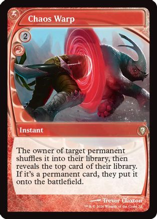 {} Chaos Warp (Future Sight) (Foil) [Mystery Booster Commander Edition] [ 072]