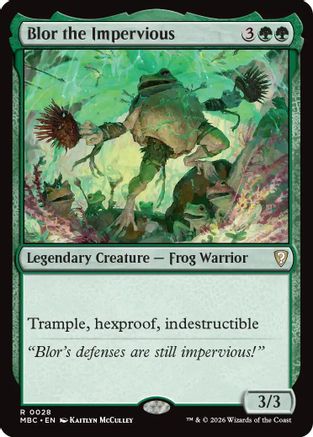{R} Blor the Impervious [Mystery Booster Commander Edition] [ 028]