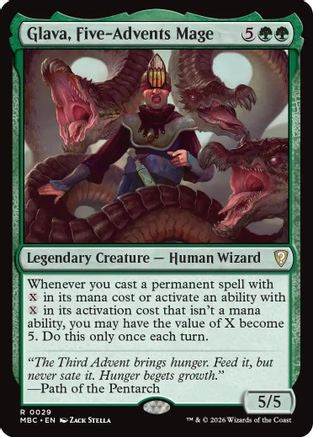 {R} Glava, Five-Advents Mage (Foil) [Mystery Booster Commander Edition] [ 029]