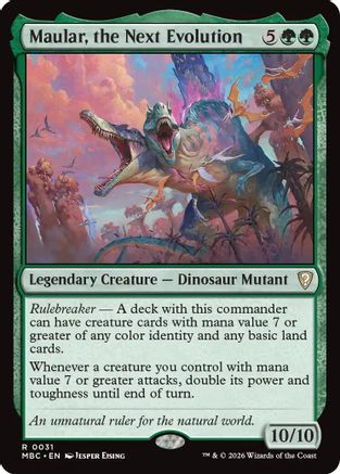 {R} Maular, the Next Evolution (Foil) [Mystery Booster Commander Edition] [ 031]