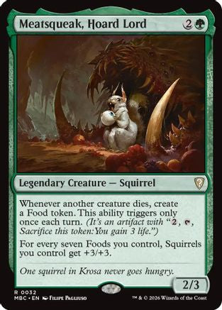 {R} Meatsqueak, Hoard Lord [Mystery Booster Commander Edition] [ 032]