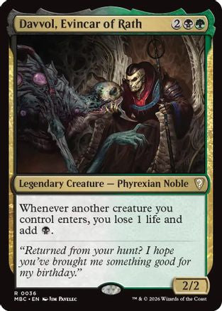 {R} Davvol, Evincar of Rath (Foil) [Mystery Booster Commander Edition] [ 036]