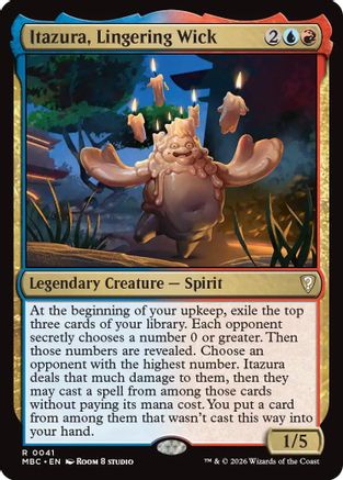 {R} Itazura, Lingering Wick (Foil) [Mystery Booster Commander Edition] [ 041]