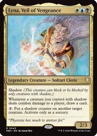 {R} Lyna, Veil of Vengeance (Foil) [Mystery Booster Commander Edition] [ 043]