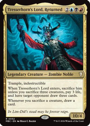 {R} Tresserhorn's Lord, Returned (Foil) [Mystery Booster Commander Edition] [ 052]