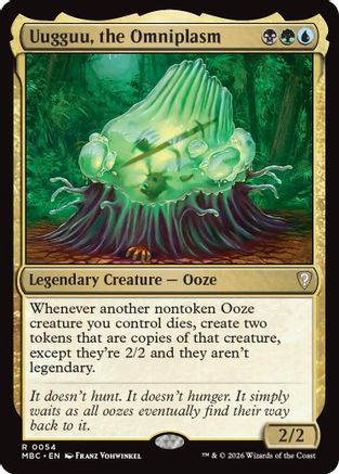 {R} Uugguu, the Omniplasm (Foil) [Mystery Booster Commander Edition] [ 054]