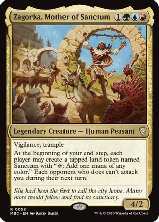 {R} Zagorka, Mother of Sanctum [Mystery Booster Commander Edition] [ 058]