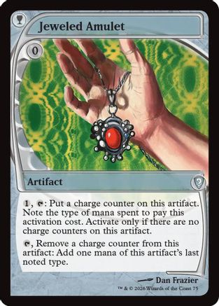{R} Jeweled Amulet (Future Sight) (Foil) [Mystery Booster Commander Edition] [ 075]