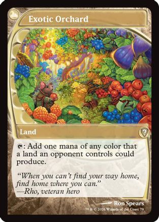 {R} Exotic Orchard (Future Sight) (Foil) [Mystery Booster Commander Edition] [ 079]