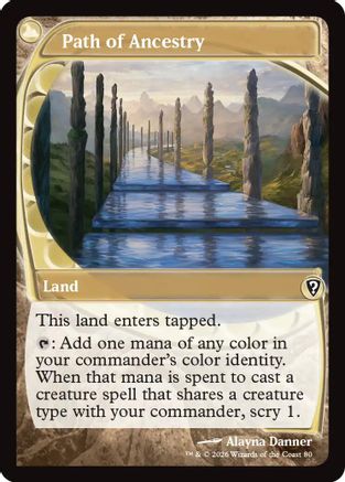 {R} Path of Ancestry (Future Sight) (Foil) [Mystery Booster Commander Edition] [ 080]
