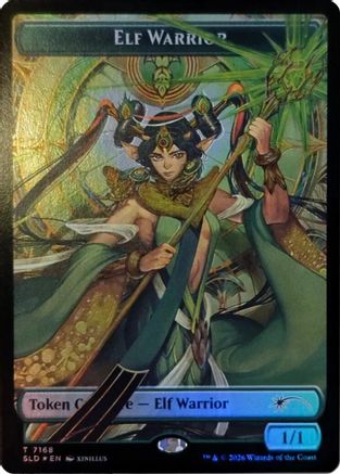 {C} Elf Warrior Token (7168) (Foil) [Secret Lair Drop Series] [SLD 7168]