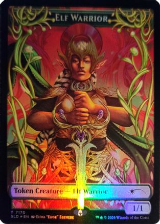 {C} Elf Warrior Token (7170) [Secret Lair Drop Series] [SLD 7170]