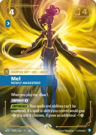 [RFB] Mel - Newly Awakened (Foil) (Promo) (069b/166) - Riftbound Organized Play Promotional Cards