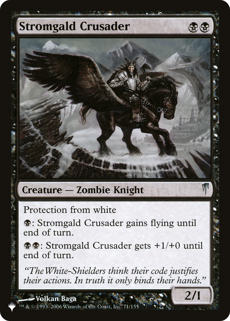 Stromgald Crusader [LIST 71/155]