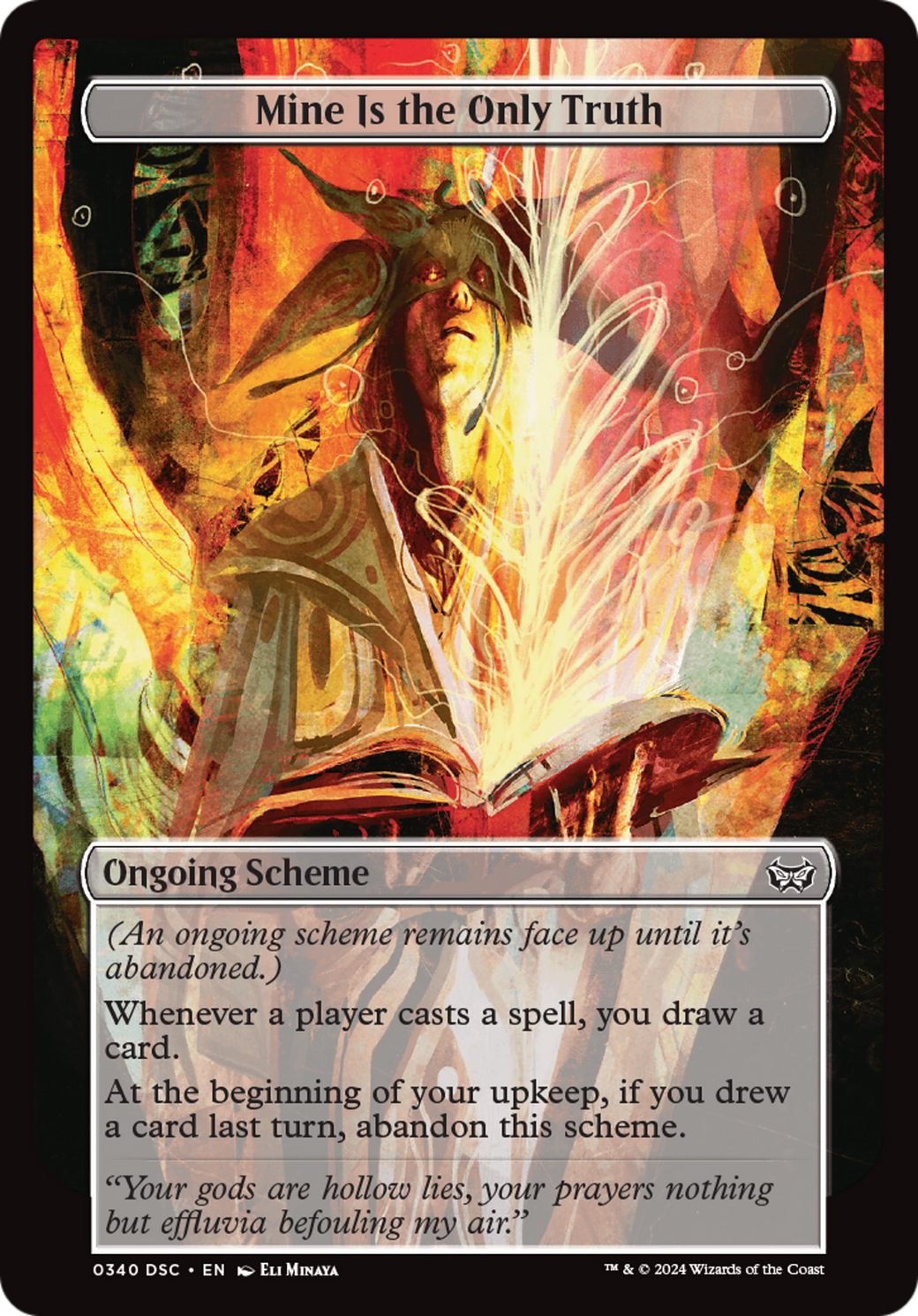 {C} Mine Is The Only Truth (Full Art) [Duskmourn: House of Horror Commander][DSC 340]