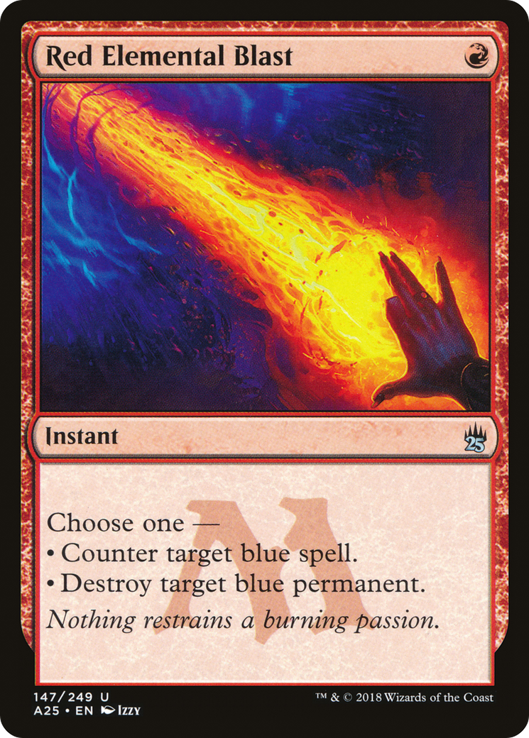 {C} Red Elemental Blast [Masters 25][A25 147] - Misty Mountain Games