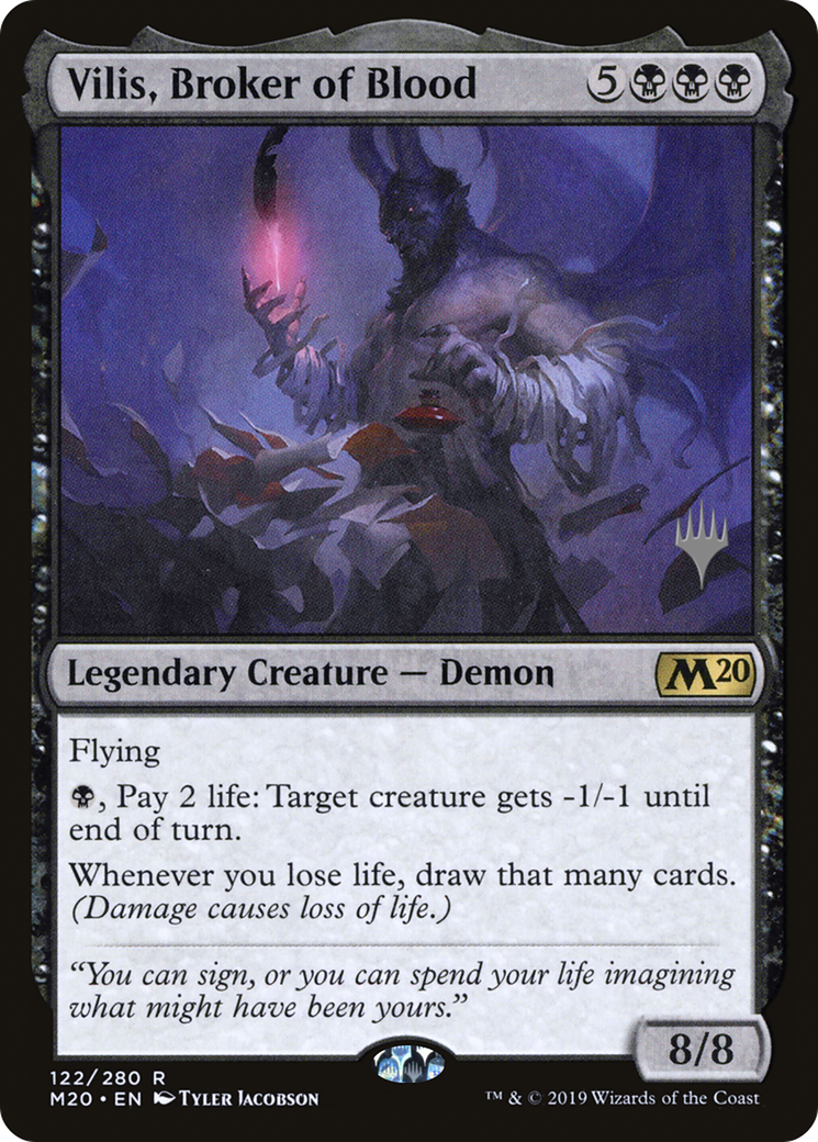 {R} Vilis, Broker of Blood (Promo Pack) [Core Set 2020 Promos][PP M20 122] - Misty Mountain Games