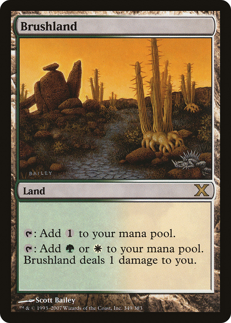 {R} Brushland [Tenth Edition][10E 349] - Misty Mountain Games