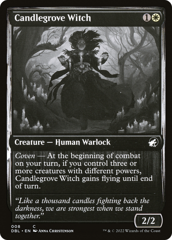 {C} Candlegrove Witch [Innistrad: Double Feature][DBL 008]