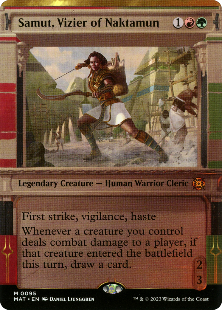 {R} Samut, Vizier of Naktamun (Showcase) [March of the Machine: The Aftermath][MAT 095]