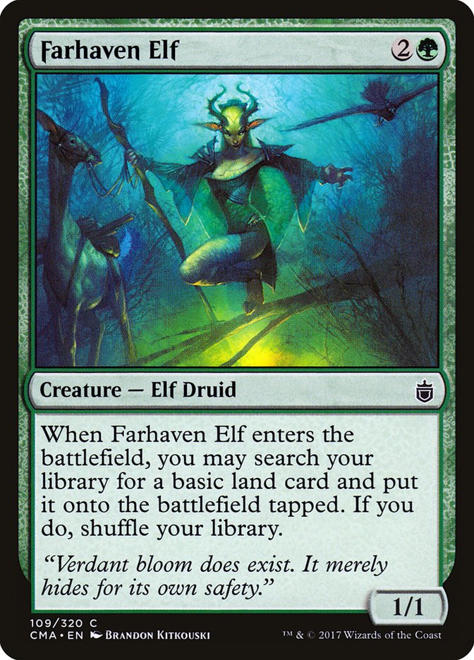 {C} Farhaven Elf [Commander Anthology][CMA 109]