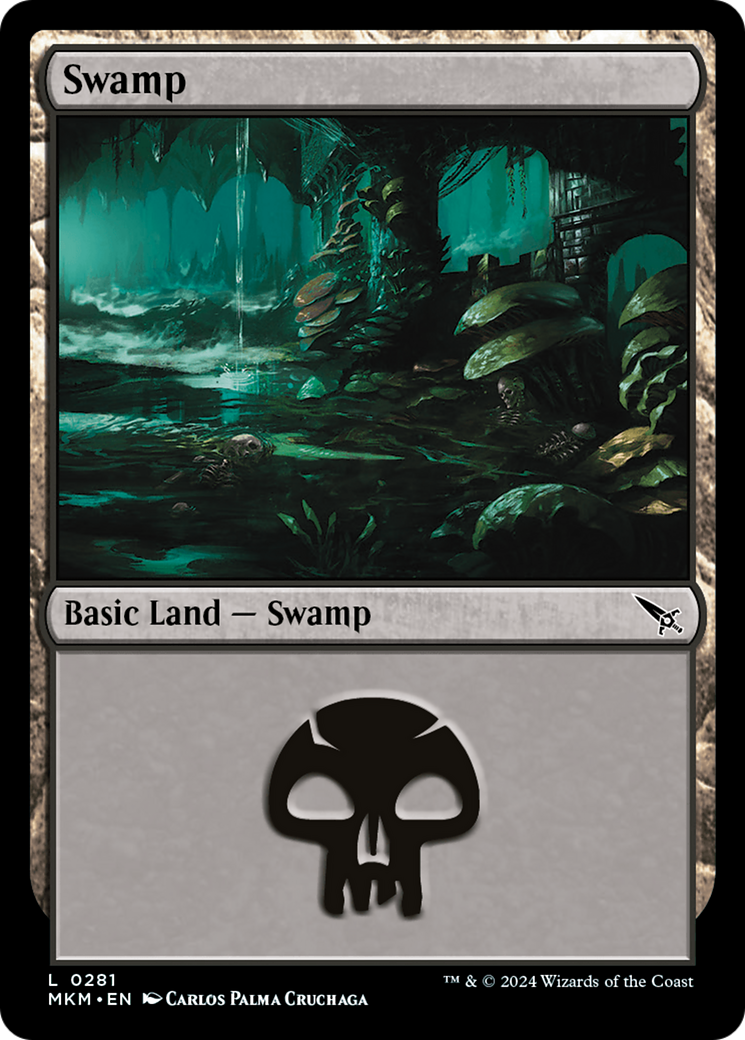 {B}[MKM 281] Swamp (0281) [Murders at Karlov Manor]