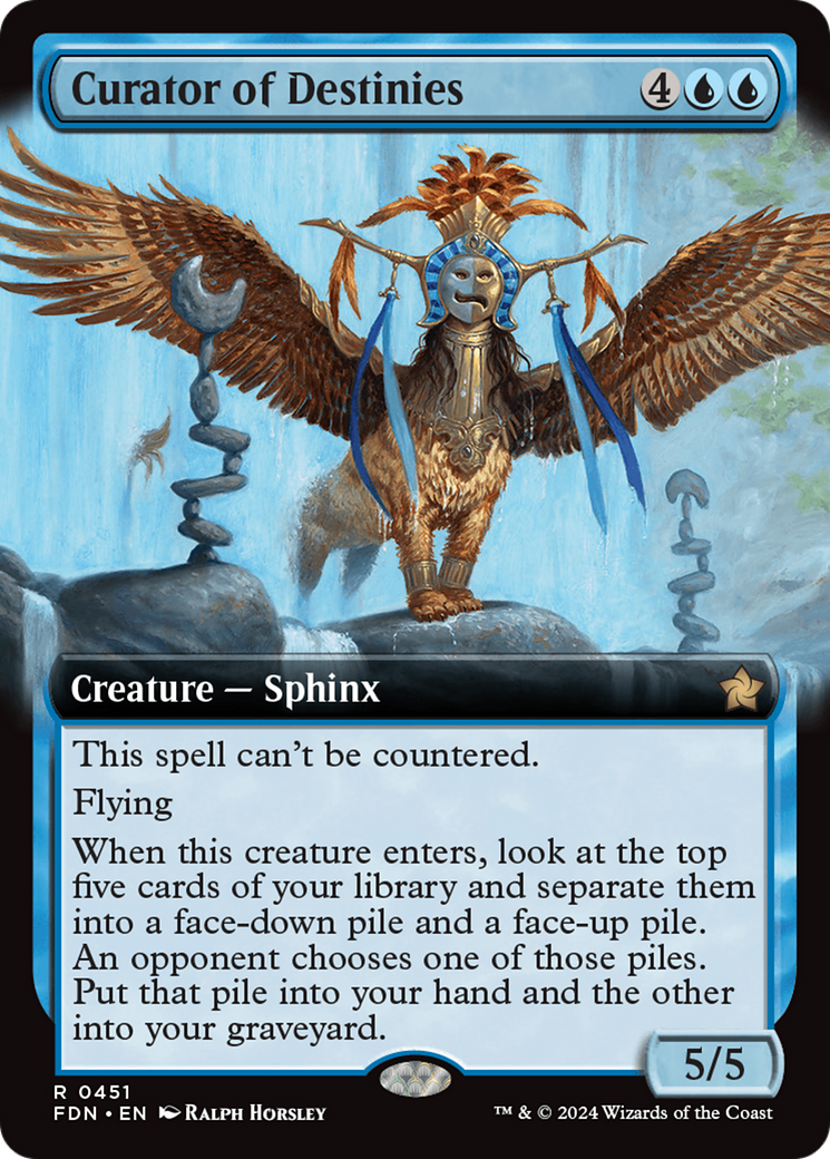{@R} Curator of Destinies (Extended Art) [Foundations][FDN 451]