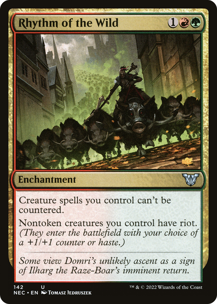 {C} Rhythm of the Wild [Kamigawa: Neon Dynasty Commander][NEC 142]