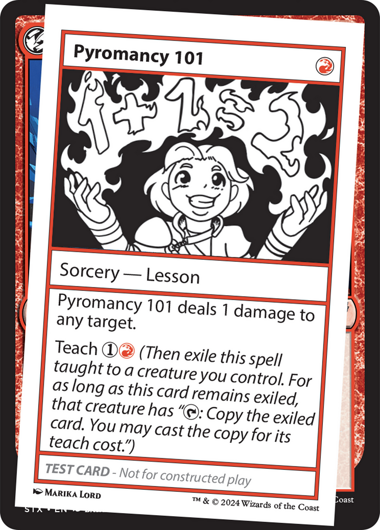 {C} Pyromancy 101 [Mystery Booster 2 Playtest Cards][MB2 PLAYTEST]