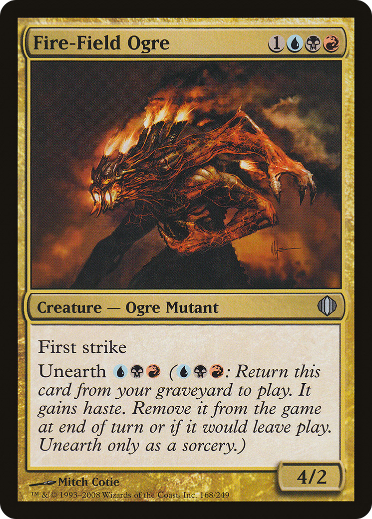 {C} Fire-Field Ogre [Shards of Alara][ALA 168]