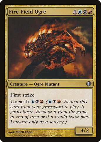 {C} Fire-Field Ogre [Shards of Alara][ALA 168]