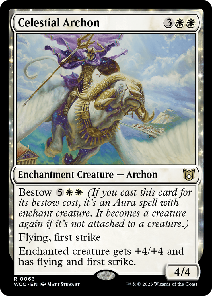 {R} Celestial Archon [Wilds of Eldraine Commander][WOC 063]