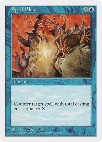 {C} Spell Blast [Fifth Edition][5ED 126]