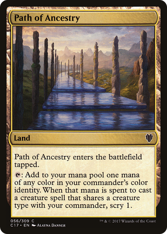 {C} Path of Ancestry [Commander 2017][C17 056]