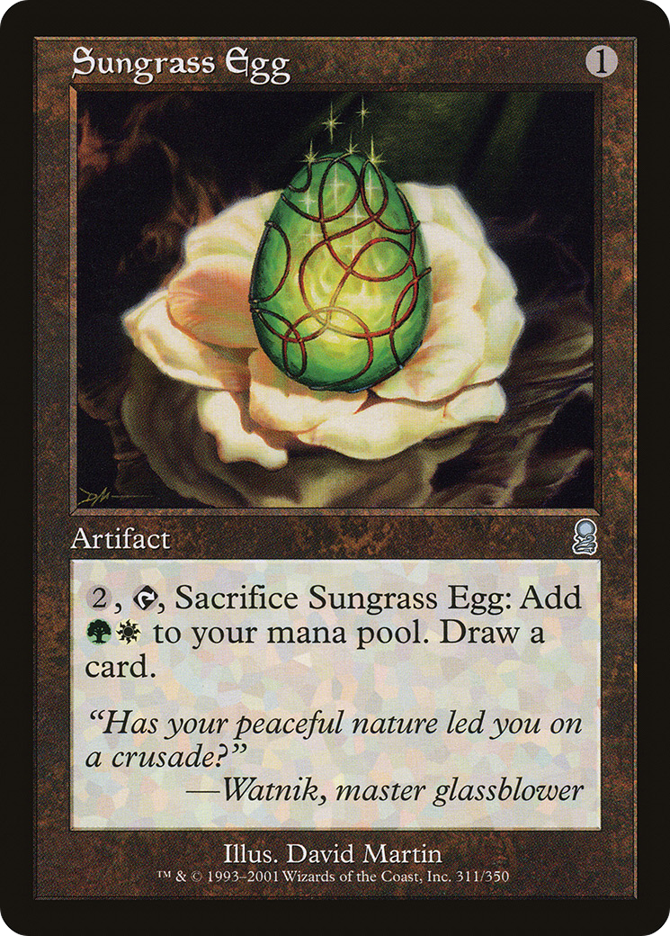 {C} Sungrass Egg [Odyssey][ODY 311]