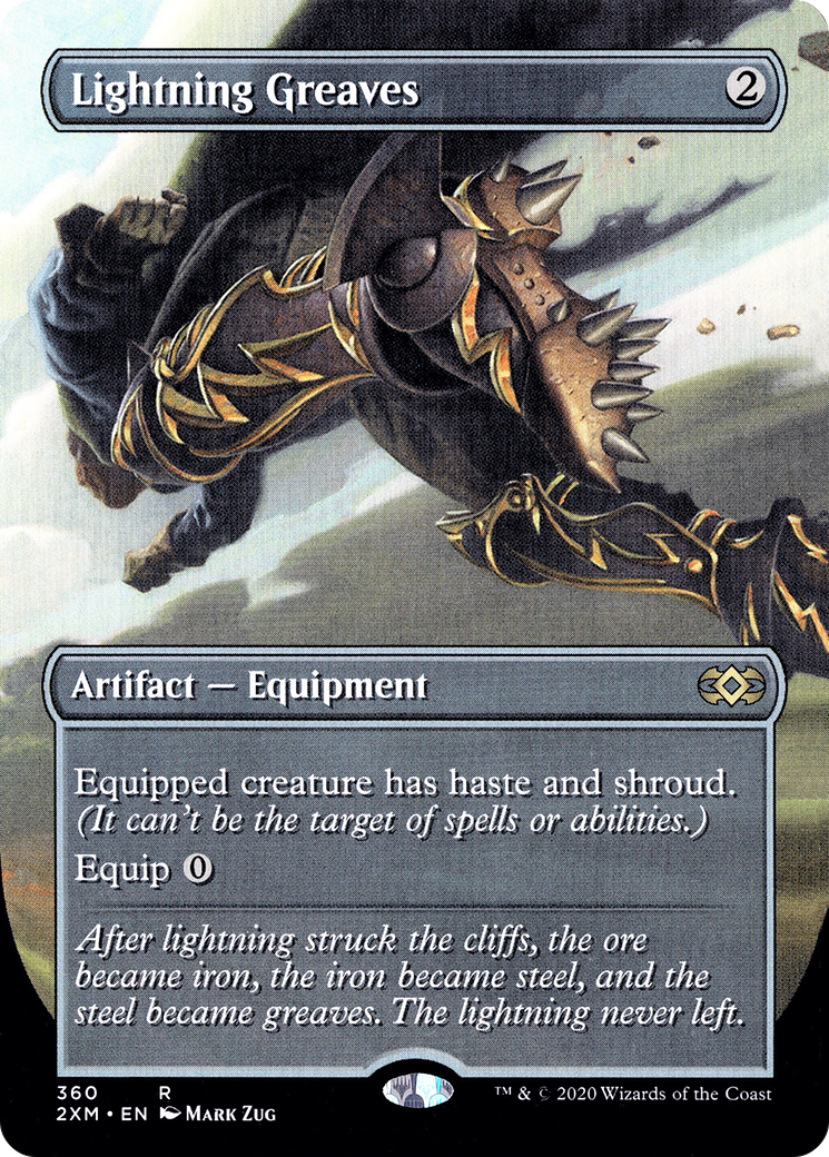 {R} Lightning Greaves (Toppers) [Double Masters][2XM 360]