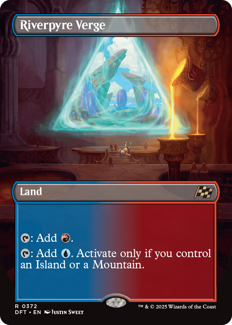 {@R} Riverpyre Verge (Borderless) [Aetherdrift][DFT 372]