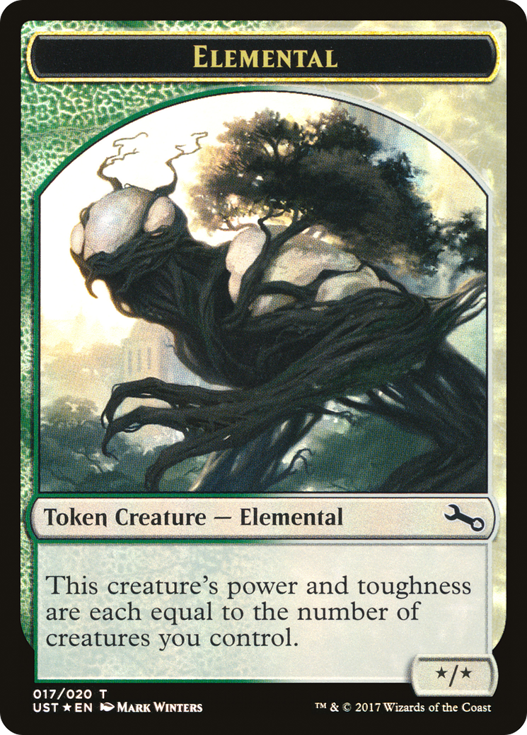 {T} Elemental // Elemental Double-sided Token (017/020) [Unstable Tokens][TUST 017]
