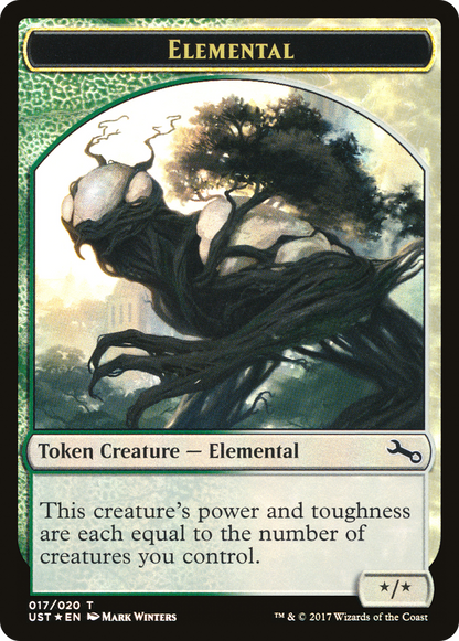 {T} Elemental // Elemental Double-sided Token (017/020) [Unstable Tokens][TUST 017]