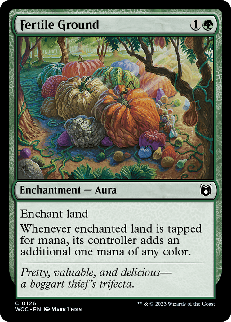 {C} Fertile Ground [Wilds of Eldraine Commander][WOC 126]