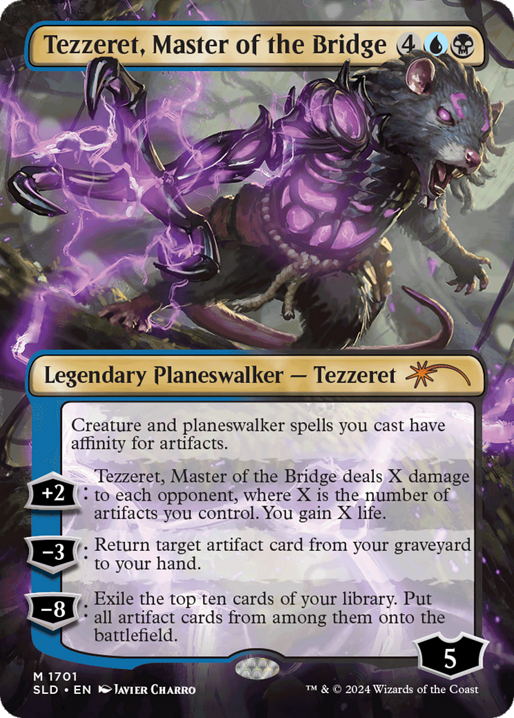 {R} Tezzeret, Master of the Bridge (Rainbow Foil) [Secret Lair Drop Series][RBF SLD 1701]